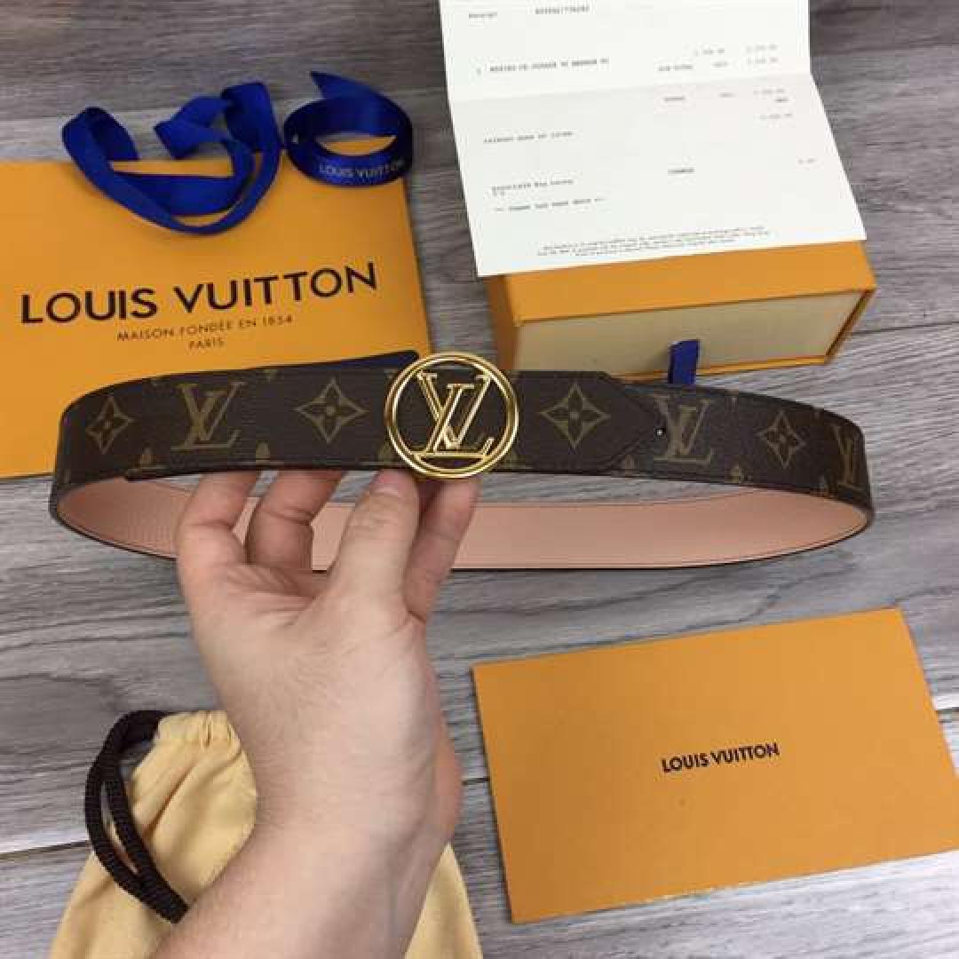 LV CIRCLE 35MM REVERSIBLE BELT