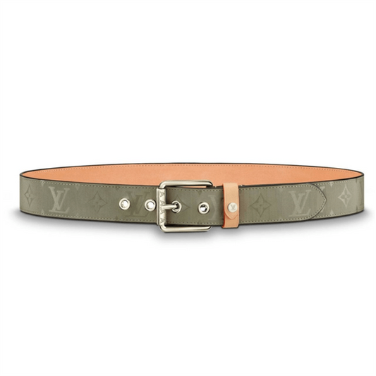 LOUIS VUITTON BELT VOYAGER MONOGRAM 35MM GREY