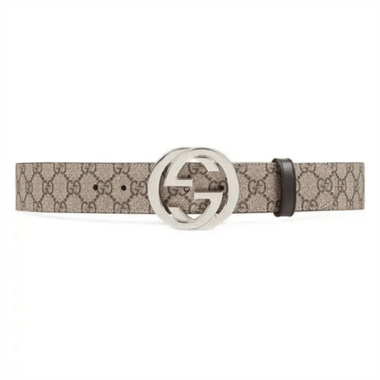 GUCCI GG SUPREME BELT WITH G BUCKLE
