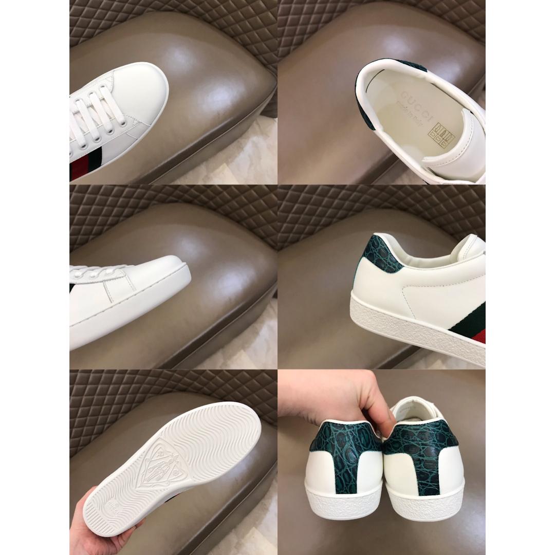 GUCCI ACE LEATHER SNEAKER