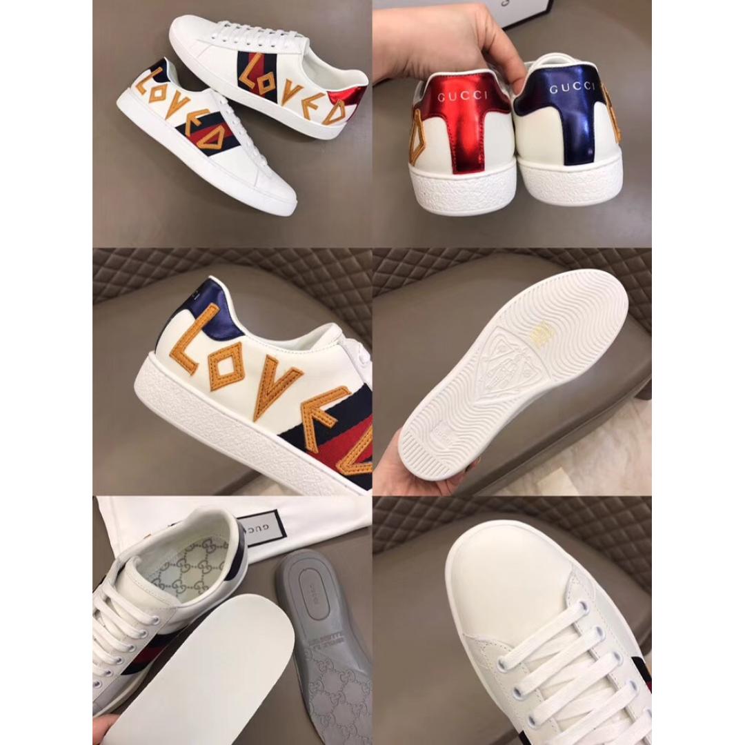GUCCI ACE EMBROIDERED SNEAKER