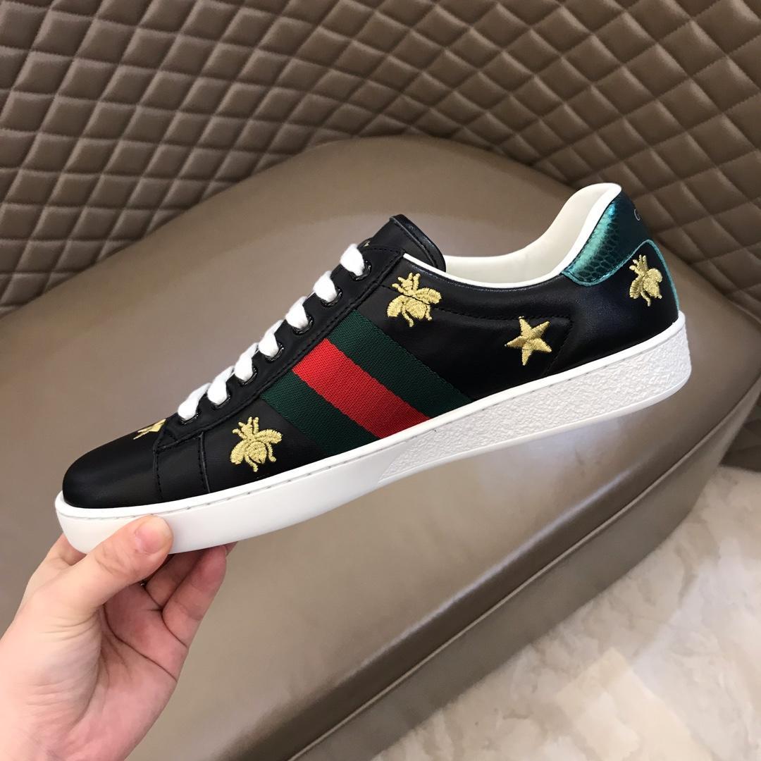 GUCCI ACE EMBROIDERED SNEAKER