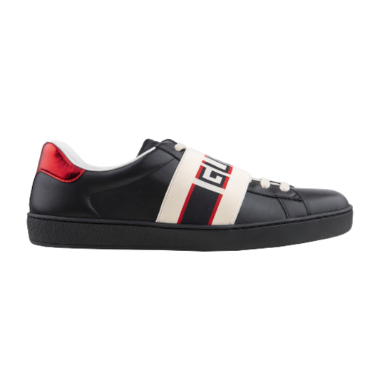GUCCI STRIPE LEATHER SNEAKER