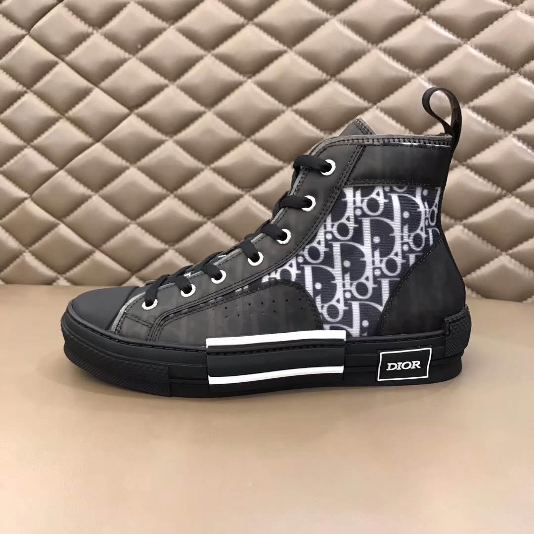 DIOR OBLIQUE SNEAKER "B23" HIGH-TOP