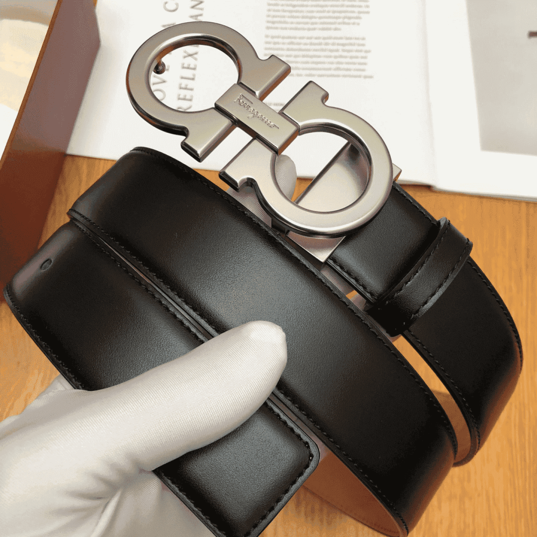 SALVATORE FERRAGAMO DOUBLE GANCIO BELT