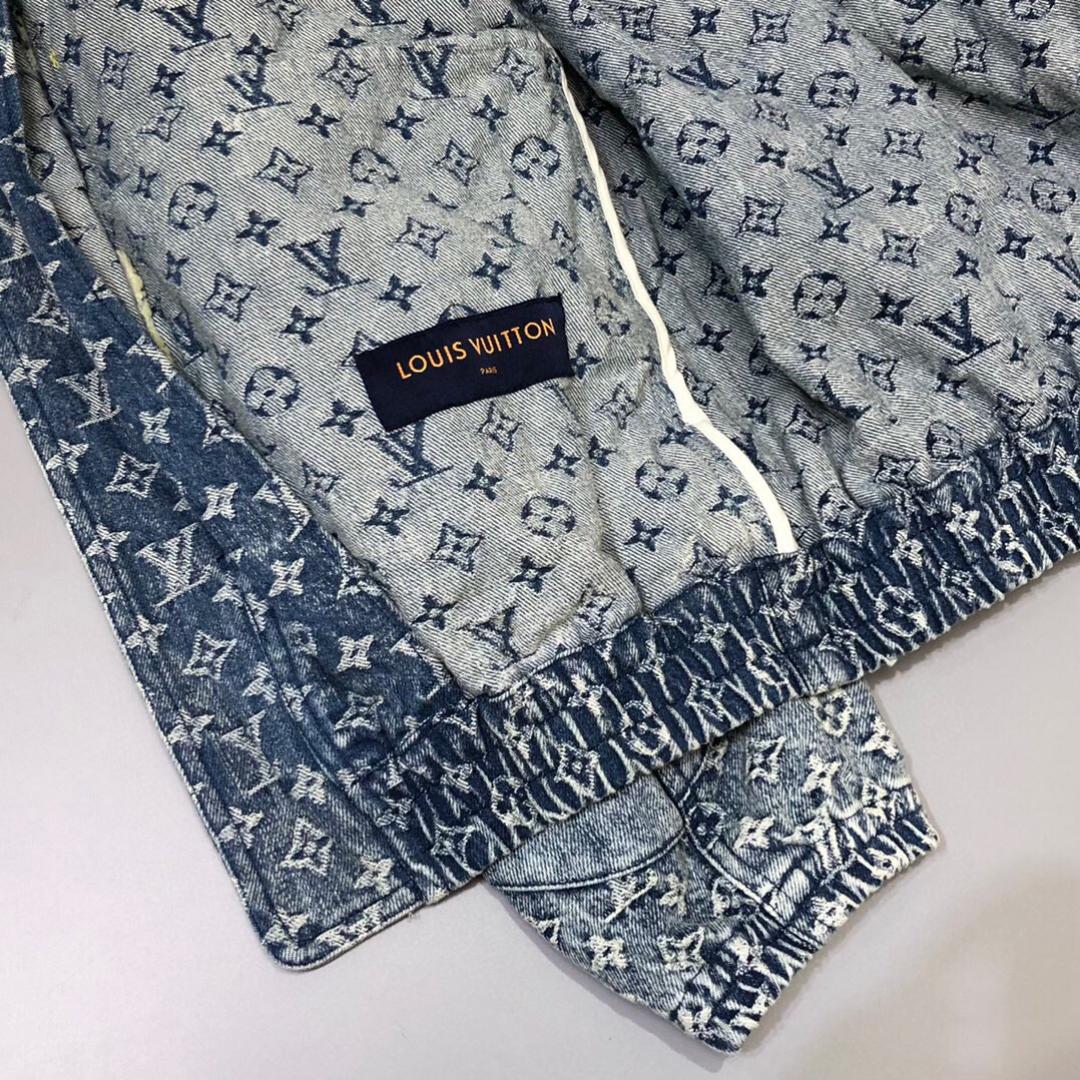 LOUIS VUITTON X NIGO MONOGRAM PATCHWORK DENIM HOODIE