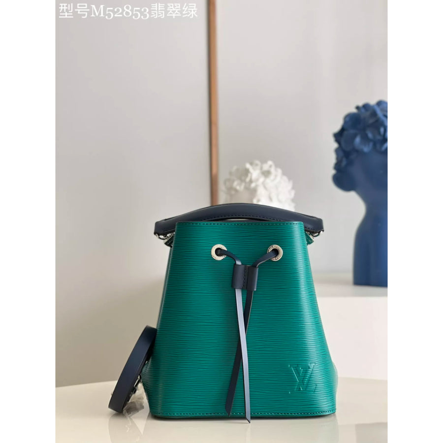 LOUIS VUITTON 20*20*13CM NEONOE BB BUCKET BAG, SPLASHED EPI LEATHER