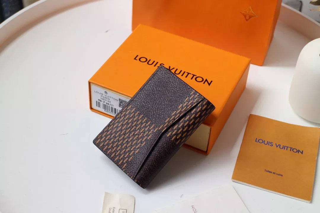 LOUIS VUITTON 8.0 X 11.0 X 1.0 CM VIRGIL ABLOH BAG GIANT DAMIER EBENE WALLET