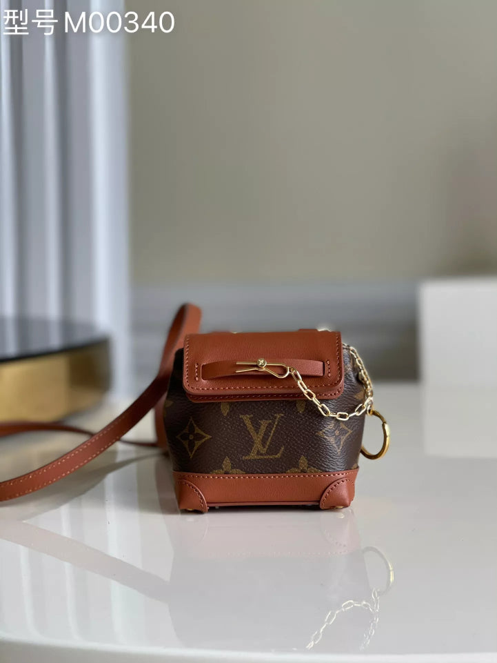 LOUIS VUITTON MINI STEAMER MONOGRAM ECLIPSE