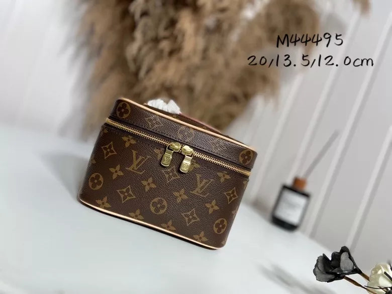 LOUIS VUITTON NICE NANO TOILETRY POUCH COSMETIC BAGS