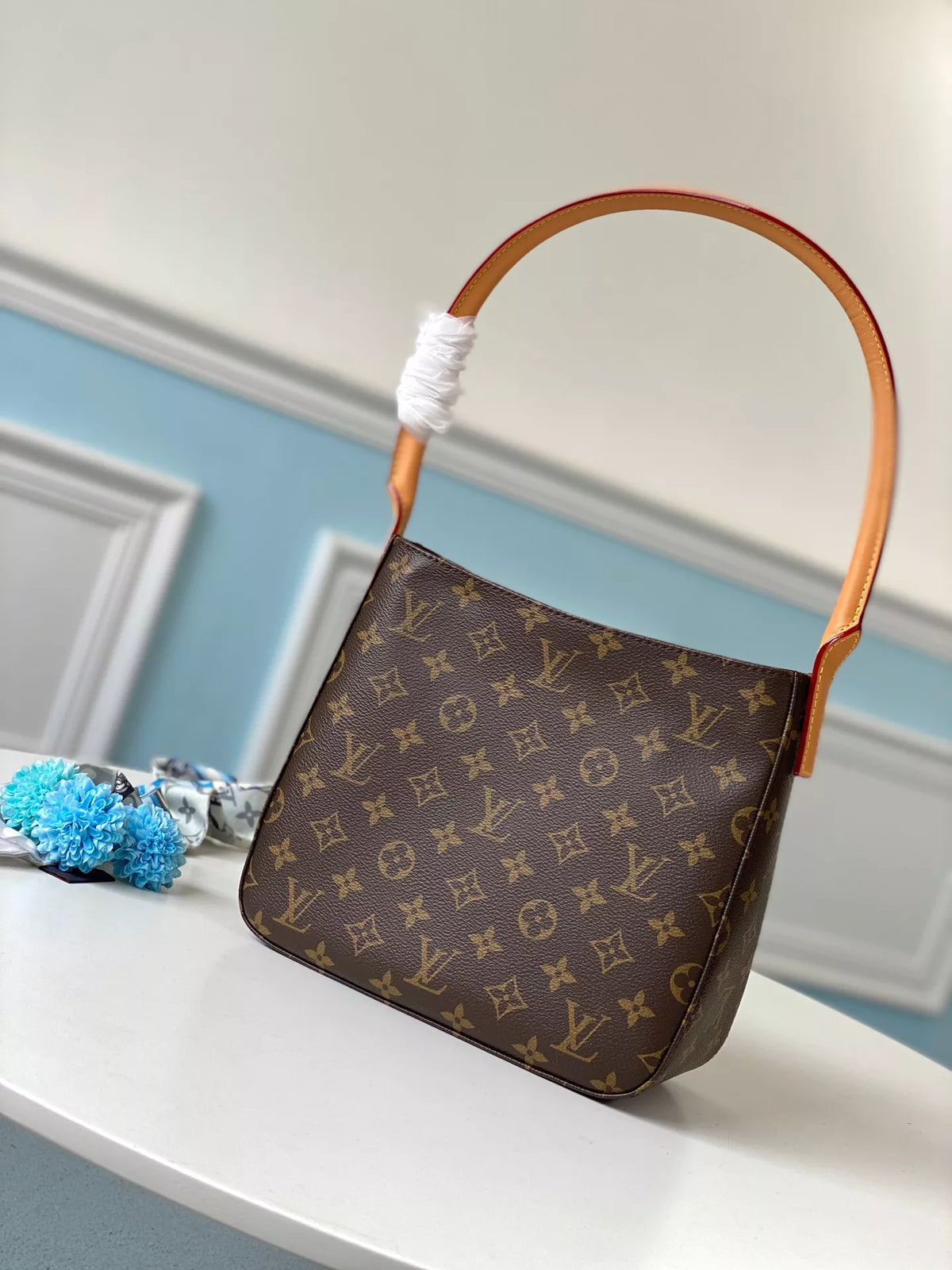 LOUIS VUITTON 25X21X10CM MONOGRAM VINTAGE LOOPING