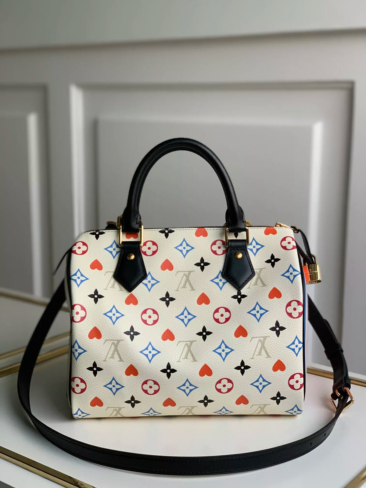 LOUIS VUITTON  25 X 19 X 15CM SPEEDY BANDOULIÈRE 25 GAME ON MONOGRAM