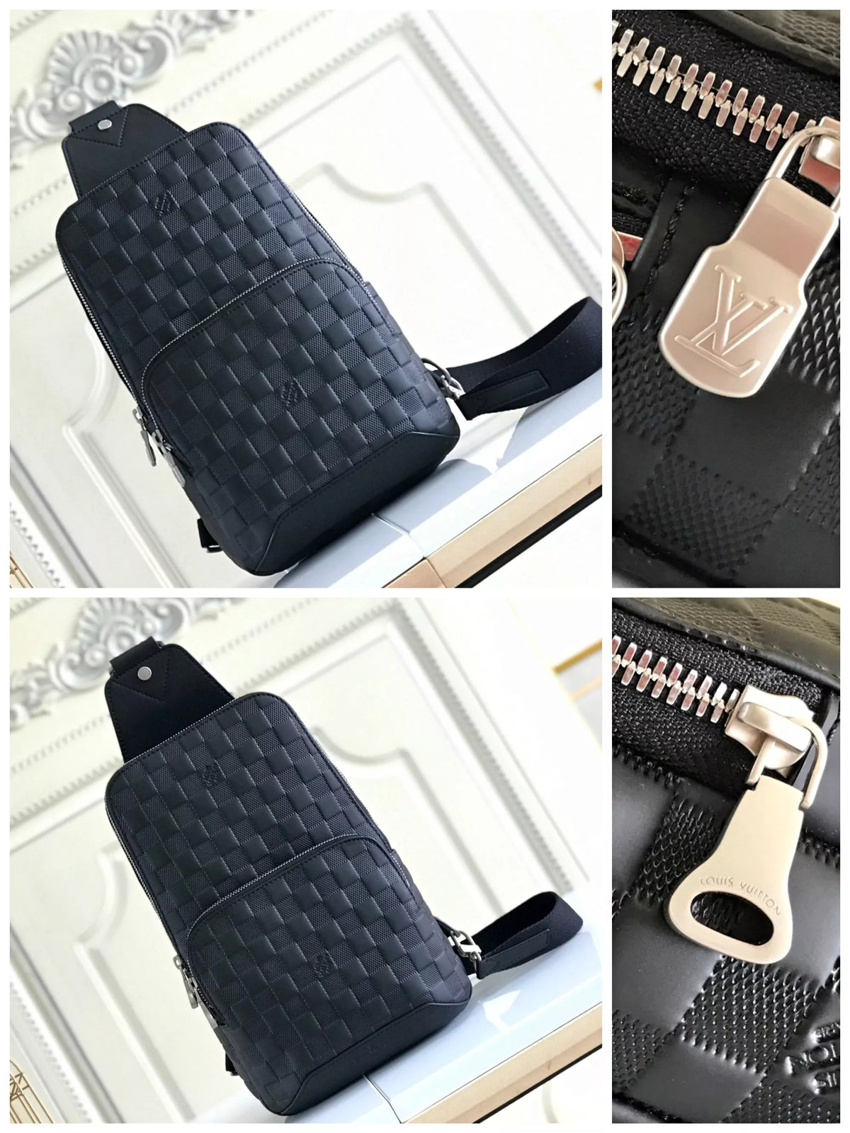 LOUIS VUITTON 20 X 31 X 10CM AVENUE SHOULDER BAG, DAMIER INFINI LEATHER