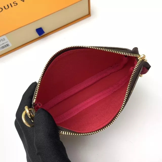 LOUIS VUITTON 15.5 X 10.5 X 4.0 CM POCHETTE MONOGRAM DAMIER EBENE