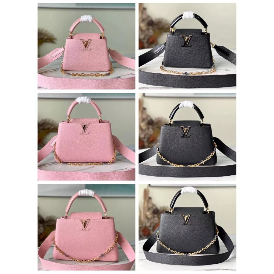 LOUIS VUITTON CAPUCINES MINI BB TAURILLON