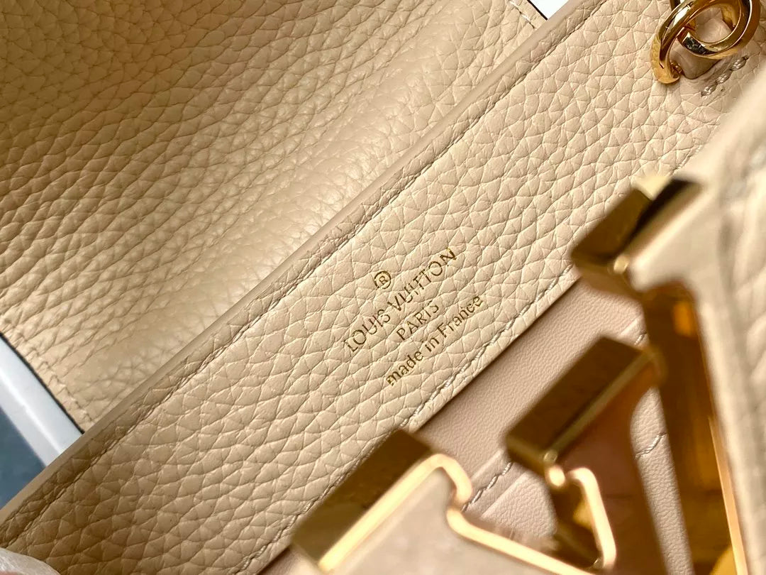 LOUIS VUITTON 21.0 X 14.0 X 8.0 CM CAPUCINES MINI BAG