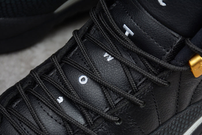 AIR JORDAN 12 "THE MASTER" BLACK/RATTAN-WHITE-METALLIC GOLD MENS