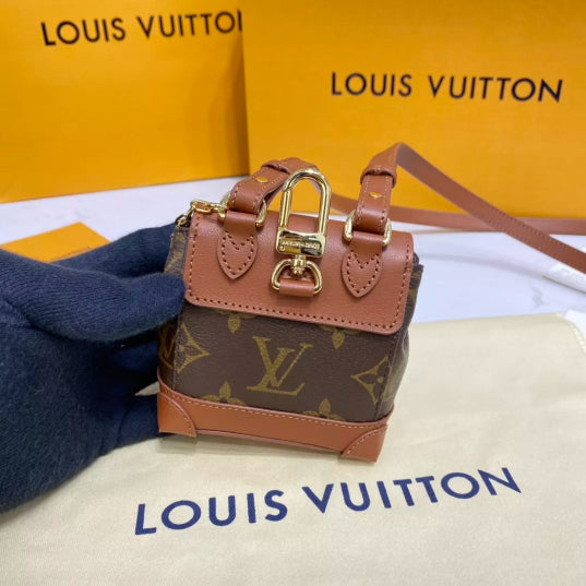 LOUIS VUITTON MINI STEAMER MONOGRAM ECLIPSE