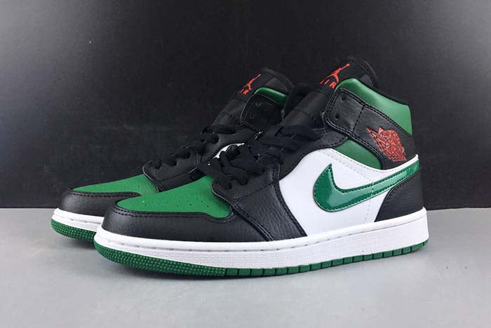 AIR JORDAN 1 MID "PINE GREEN TOE"