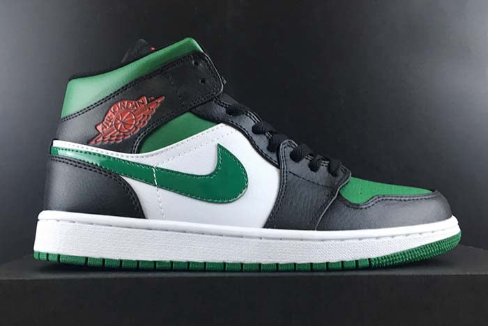 AIR JORDAN 1 MID "PINE GREEN TOE"