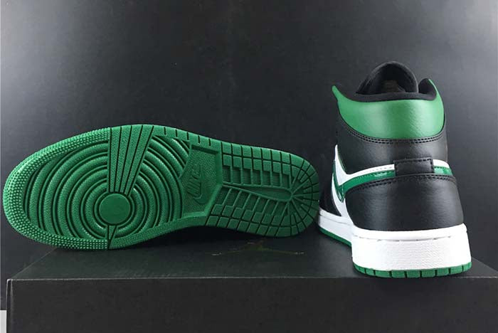 AIR JORDAN 1 MID "PINE GREEN TOE"