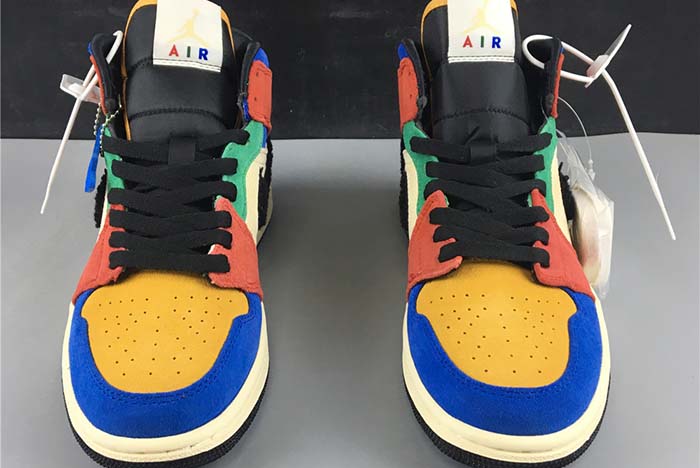 AIR JORDAN 1 MID "BLUE THE GREAT FEARLESS”