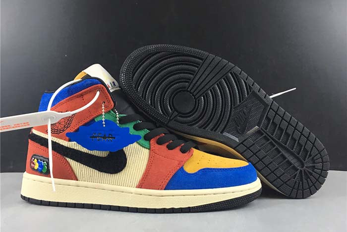 AIR JORDAN 1 MID "BLUE THE GREAT FEARLESS”