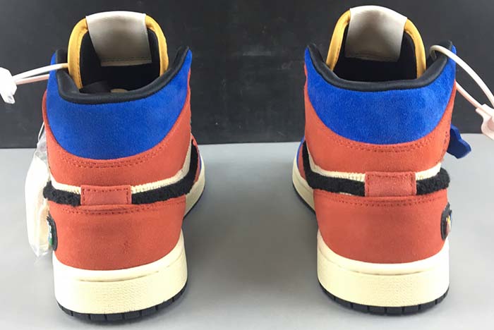 AIR JORDAN 1 MID "BLUE THE GREAT FEARLESS”