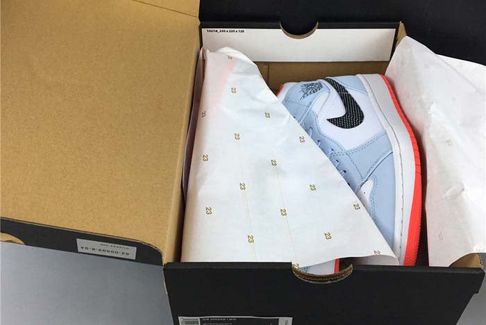 AIR JORDAN 1 MID "SKYBLUE/ORANGE"