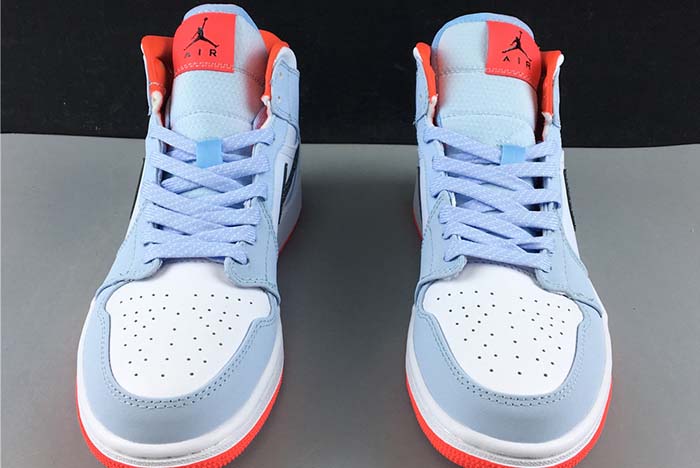 AIR JORDAN 1 MID "SKYBLUE/ORANGE"