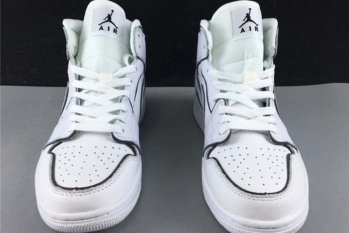AIR JORDAN 1 MID SE "IRIDESCENT REFLECTIVE WHITE" (WMNS)