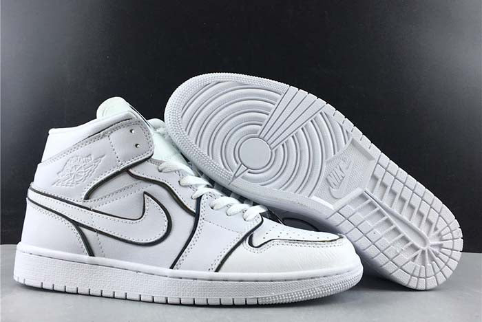 AIR JORDAN 1 MID SE "IRIDESCENT REFLECTIVE WHITE" (WMNS)