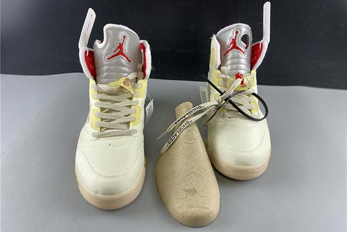 AIR JORDAN 5 OFF-WHITE "3M REFLECTIVE"