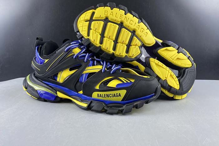 BALENCIAGA SNEAKER TESS S.GOMMA RES BI ALV/TIS EFF NUBUK/TIS ENOIR/ROYAL JAUNE