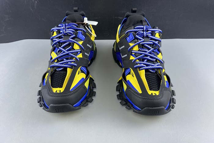 BALENCIAGA SNEAKER TESS S.GOMMA RES BI ALV/TIS EFF NUBUK/TIS ENOIR/ROYAL JAUNE