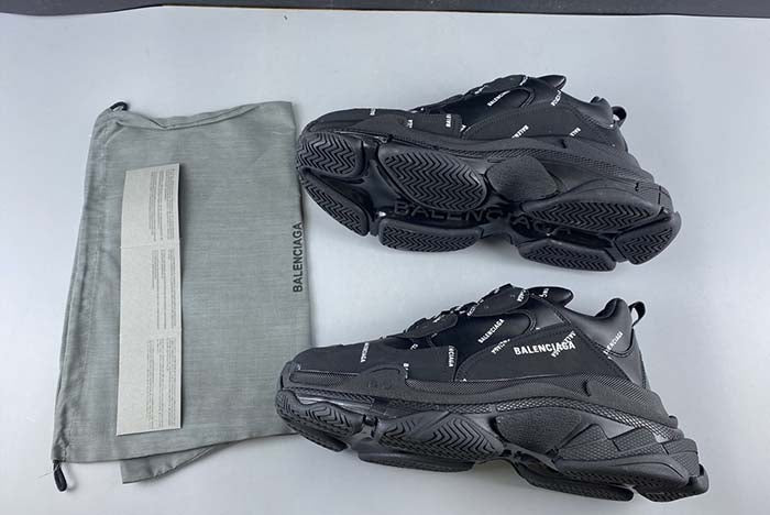 BALENCIAGA SNEAKER TESS.S.GOMMA RESILLEOCUBL/TISSU FOUCB/NUBUC BLACK