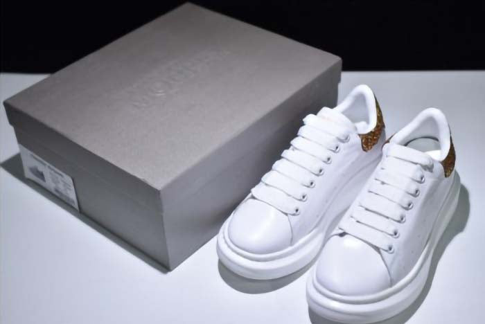 ALEXANDER MCQUEEN SOLE SNEAKERS-GOLD