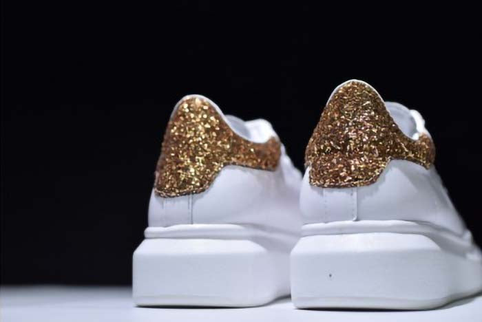 ALEXANDER MCQUEEN SOLE SNEAKERS-GOLD