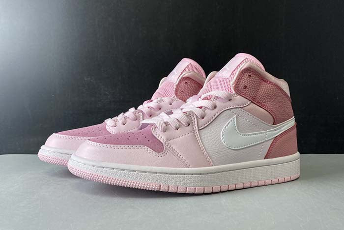 AIR JORDAN 1 MID WMNS “DIGITAL PINK”