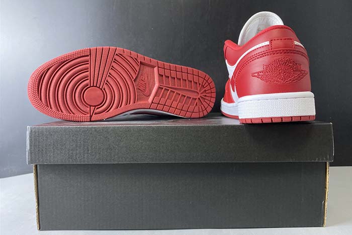 AIR JORDAN 1 LOW GYM "RED/GYM RED-WHITE"