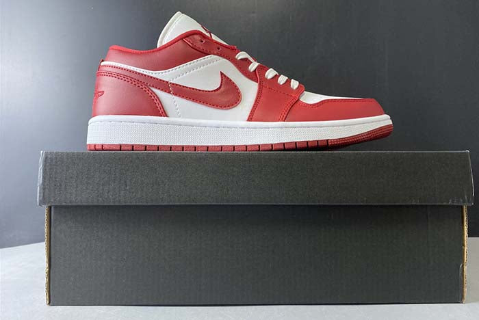 AIR JORDAN 1 LOW GYM "RED/GYM RED-WHITE"