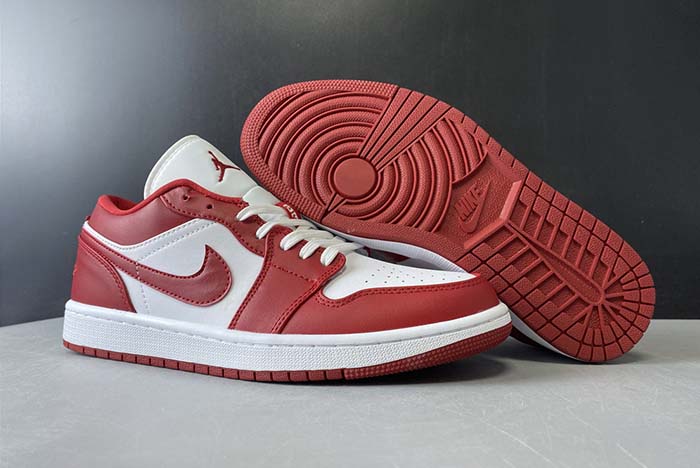 AIR JORDAN 1 LOW GYM "RED/GYM RED-WHITE"