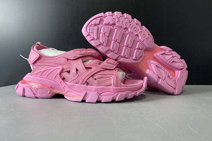 BALENCIAGA TRACK SANDAL "TRIPLE PINK"