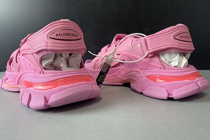 BALENCIAGA TRACK SANDAL "TRIPLE PINK"