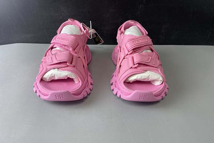 BALENCIAGA TRACK SANDAL "TRIPLE PINK"