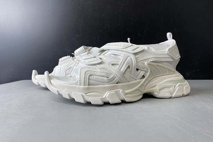 BALENCIAGA TRACK SANDAL "TRIPLE WHITE"