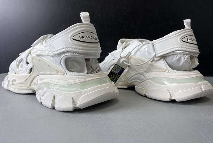 BALENCIAGA TRACK SANDAL "TRIPLE WHITE"