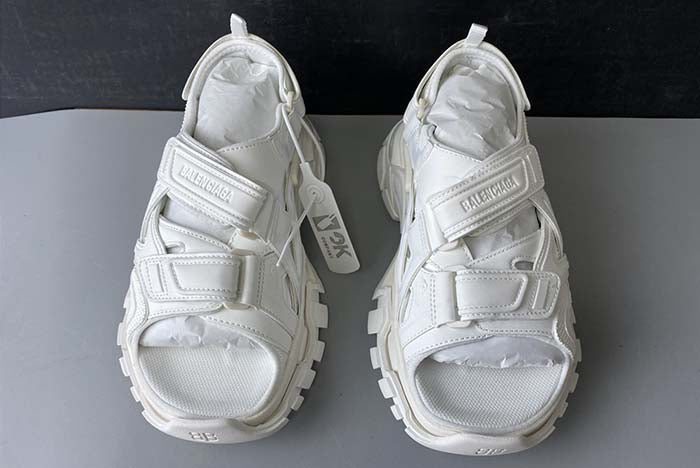 BALENCIAGA TRACK SANDAL "TRIPLE WHITE"