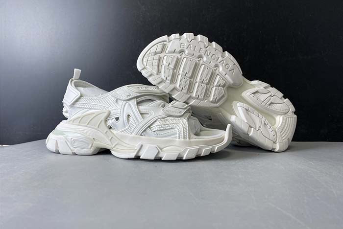 BALENCIAGA TRACK SANDAL "TRIPLE WHITE"