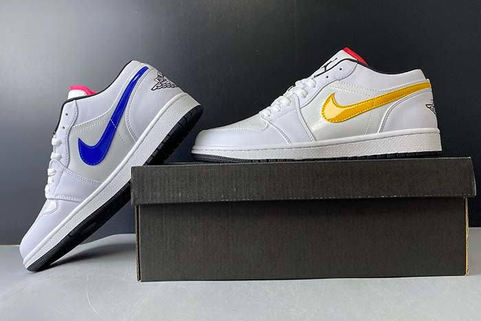 AIR JORDAN 1 LOW "MULTI COLOR SWOOSHES"
